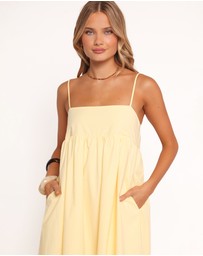 Petal & Pup - Miuccia Maxi Dress - Butter Yellow