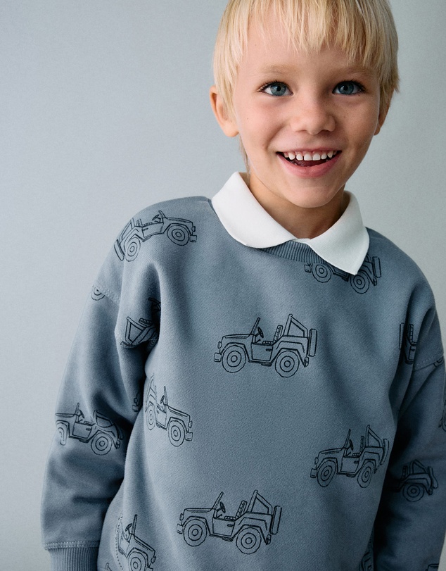 M.N.G - Cars Allover Print Sweatshirt - Babies-Kids