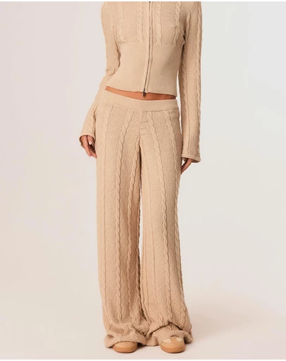 SNDYS - Cici Cable Knit Pants