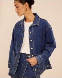 AERE - Denim Oversized Jacket