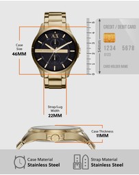 Armani Exchange - Armani Exchange Gold Watch AX2122