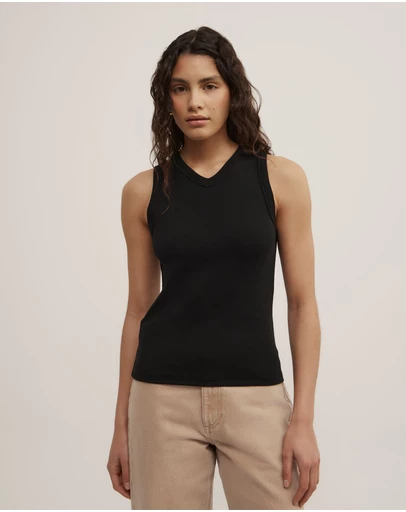 Witchery - High V-neck Tank