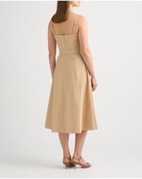 David Lawrence - Aniston Cotton Sateen Dress
