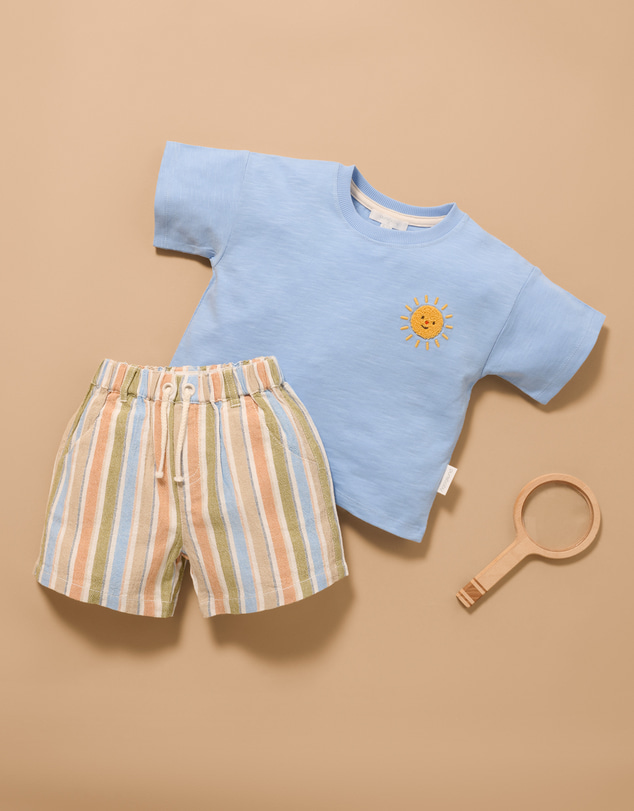 Purebaby - Relaxed Tee Shirt-Kids-Babies
