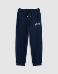 Tommy Hilfiger - Varsity Logo Print Fleece Joggers - Kids