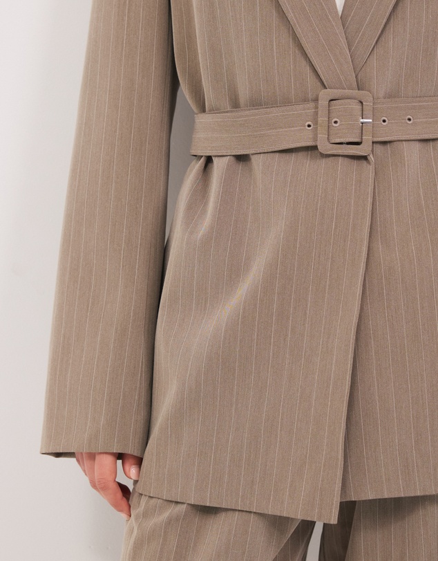 Calli - Rhode Pinstripe Blazer