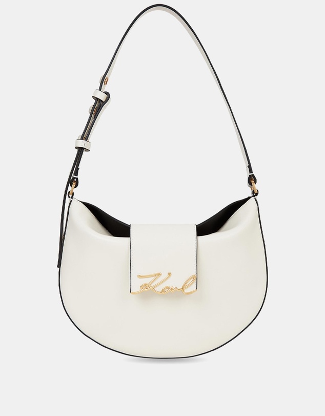 Karl Lagerfeld - K/Signature Halfmoon Shoulder Bag