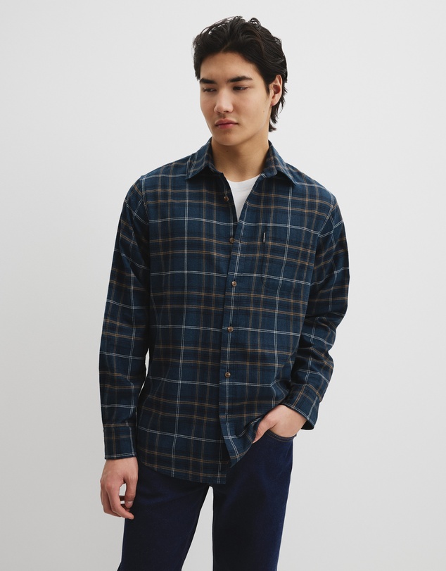 Country Road - Regular Fit Brushed Check Shirt