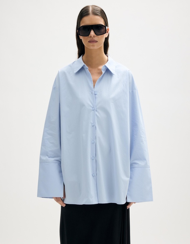 Minima Esenciales - Raine Cotton Shirt with Wide Cuffs