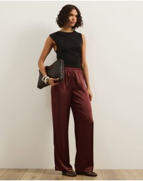 Atmos&Here - Saffron Satin Pants
