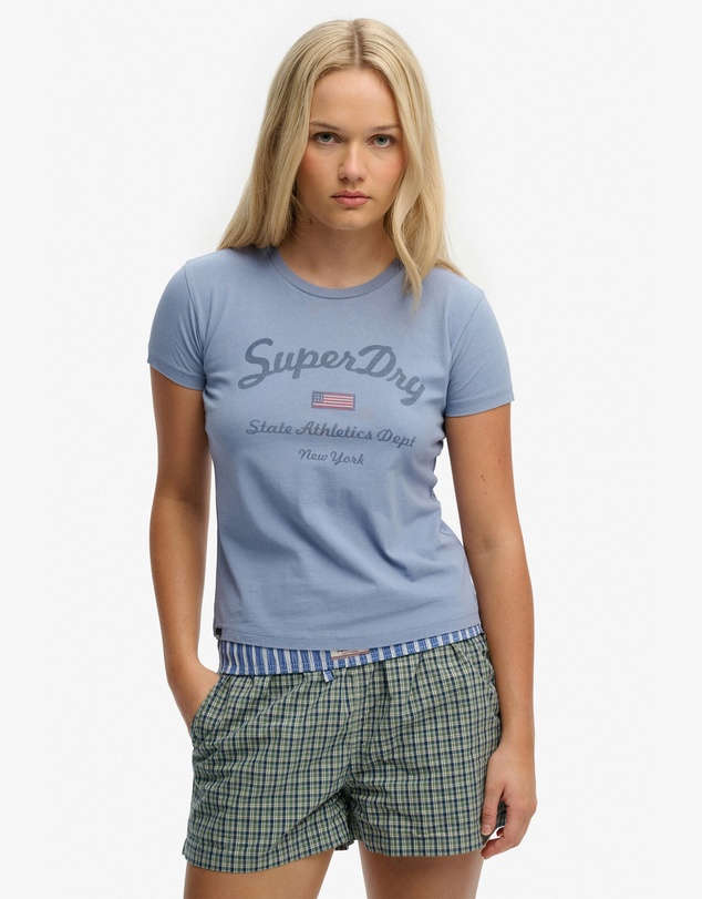 Superdry - Athletic Essential Fitted Graphic Tee