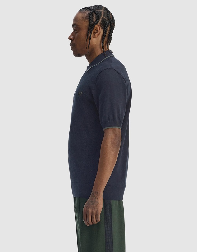 Fred Perry - Pique Stitch Knitted Shirt