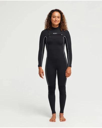 Roxy - Womens 4/3mm Elite Extra Stretch Chest Zip Wetsuit