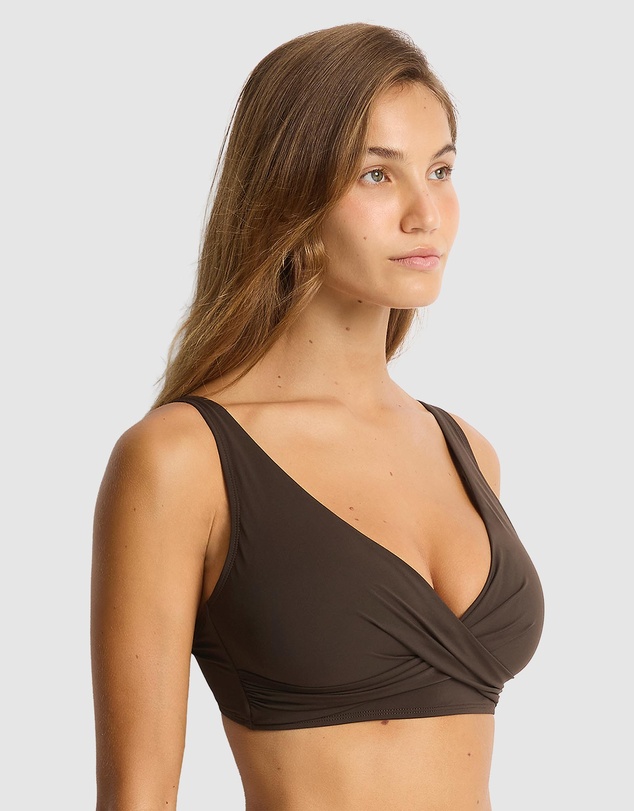 Sea Level Australia - Essentials Edit Cross Front Multifit Bra Top
