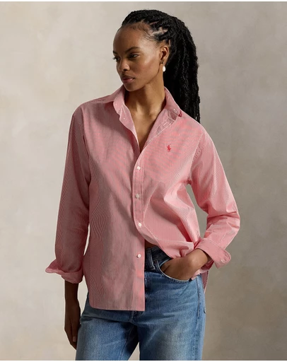 Polo Ralph Lauren - Relaxed Fit Striped Cotton Shirt - The ICONIC Exclusive