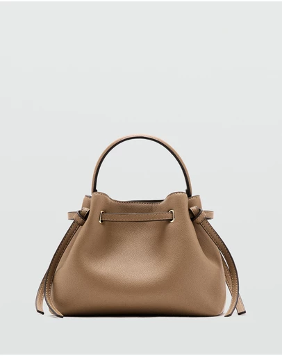 M.N.G - Faux-leather Bucket Handbag