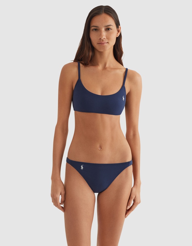 Polo Ralph Lauren - Terry Devin Side Tab Low Rise Hipster Bikini Bottom