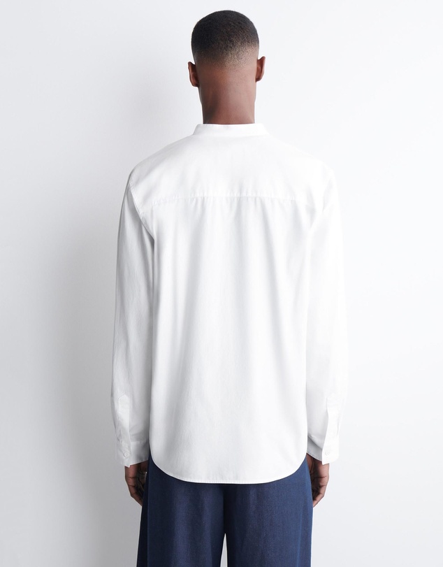 COS - Grandad-Collar Cotton Shirt