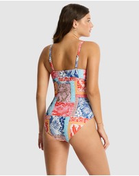 Sea Level Australia - Coco Island Wrap Front DD/E Cup One Piece