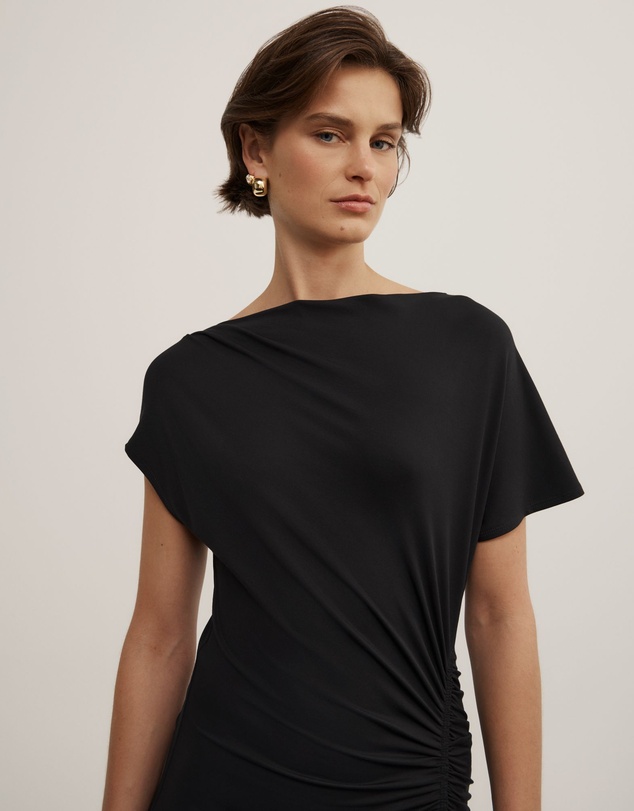 Witchery - Drape Asymmetric Jersey Dress