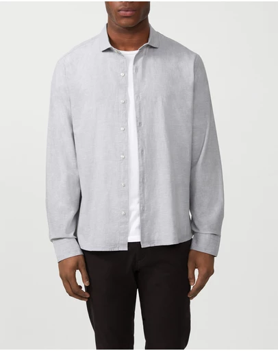 Van Heusen - Linen Cotton Blend Shirt