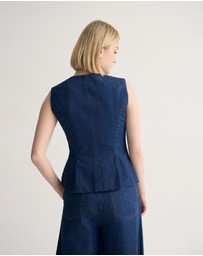 Oxford - Katie Denim Waistcoat