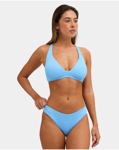 Roxy - Womens Oceana V Halter Bikini Top