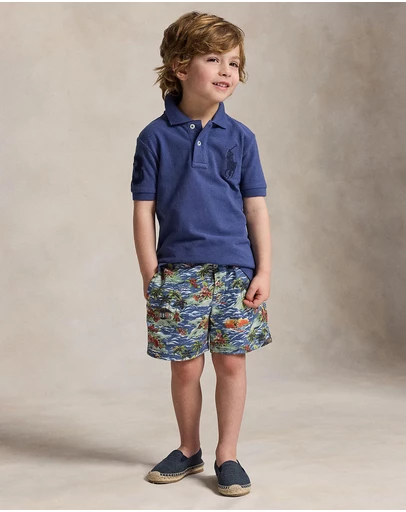 Polo Ralph Lauren - Big Pony Cotton Mesh Polo Shirt - Kids
