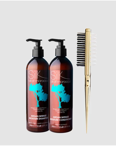Silk Oil of Morocco - Moisture & Style - Value Pack