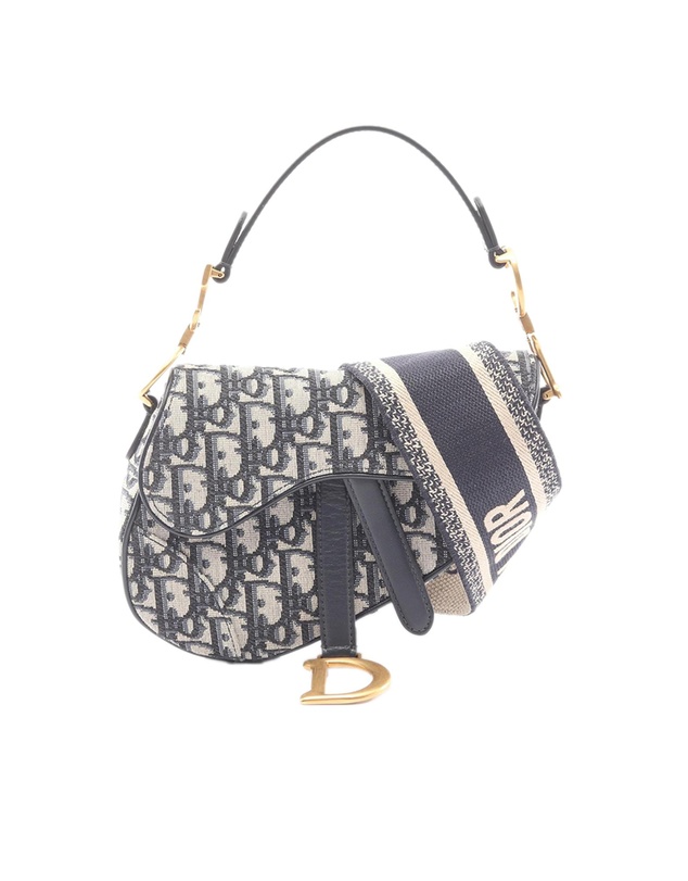 Pre-Loved by Azura Reborn - Pre-Loved Mini Oblique Canvas Saddle Bag