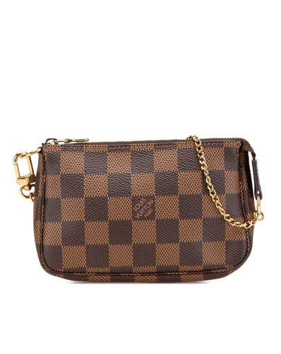 Pre-Loved by Azura Reborn - Pre-Loved louis vuitton Pochette Accessoires Damier Ebene Chain