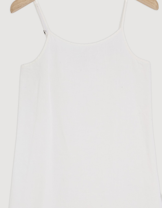 Revibe - Repaired Assembly Label Womens Linen Slip Dress - AU 6
