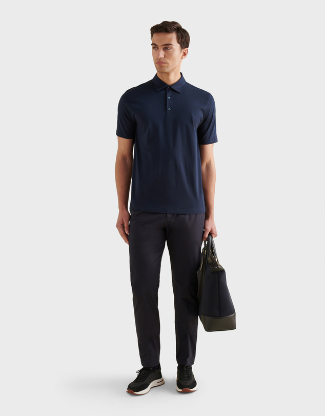 Peckham Rye  - Peckham Rye SS Mercerised Jersey Polo