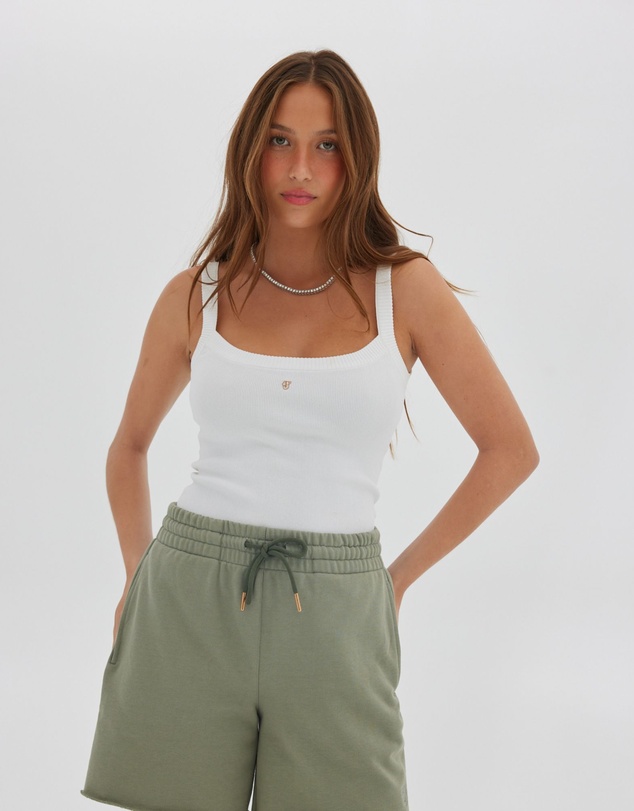 Toast Society - Jersey Raw Hem Short