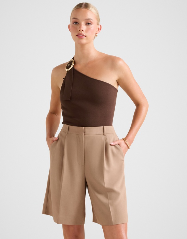Forever New - Monroe Asymmetric Knitted Top
