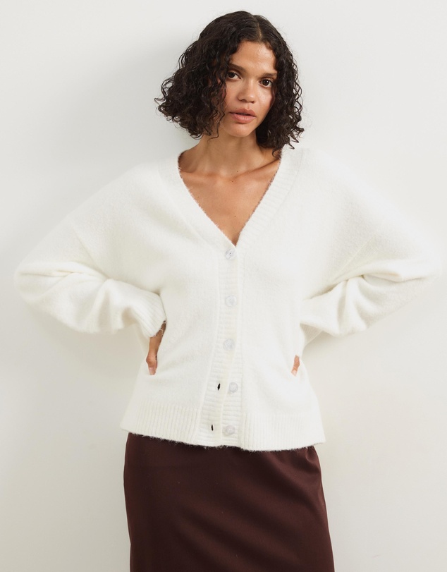 Atmos&Here - Tiana Fluffy Knit Cardigan