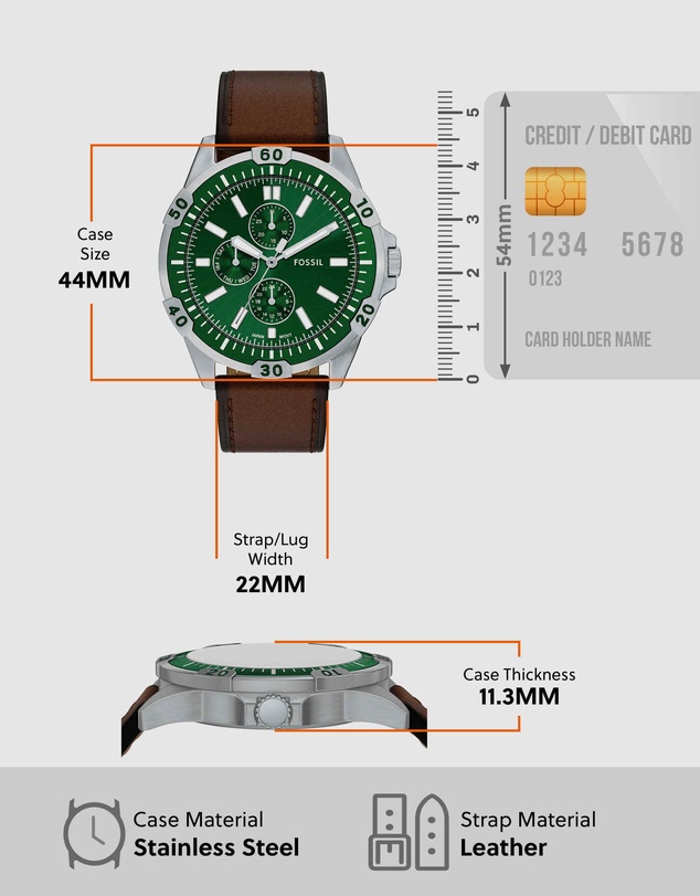 Fossil - Garrett Brown Chronograph Watch