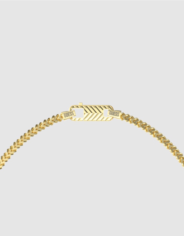 GUESS - Gold-Tone Textured Hook Necklace