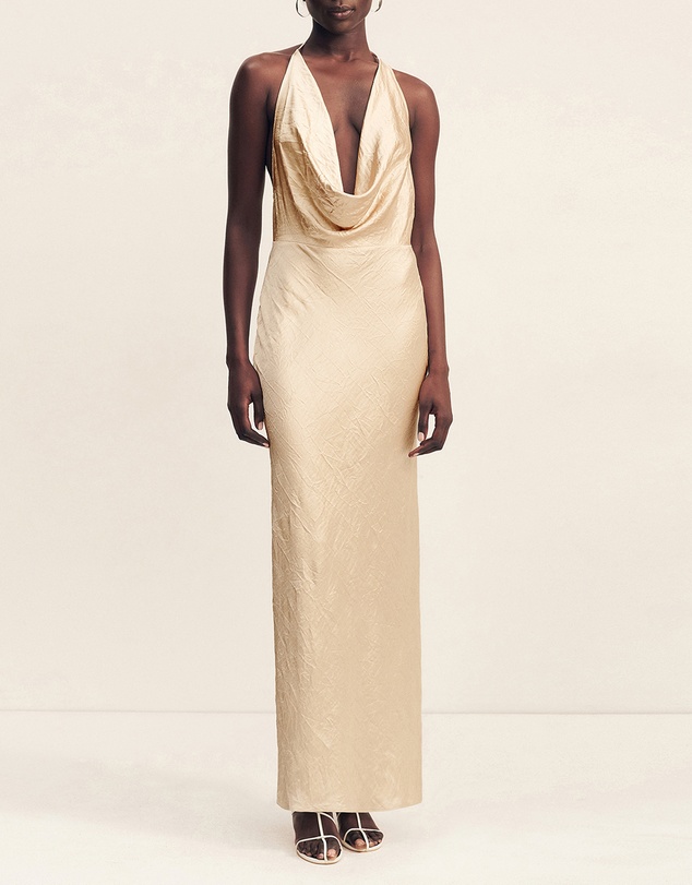 Shona Joy - Andie Low Cowl Maxi Dress