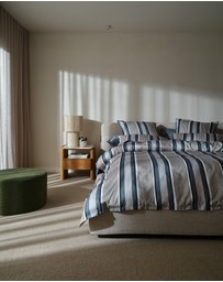 Linen House - Nara Bamboo Cotton 400TC Stripe European Pillowcase
