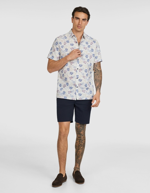 Tarocash - Garret Linen Leaf Shirt