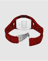 Diesel - D-Curve Red Chronograph Watch