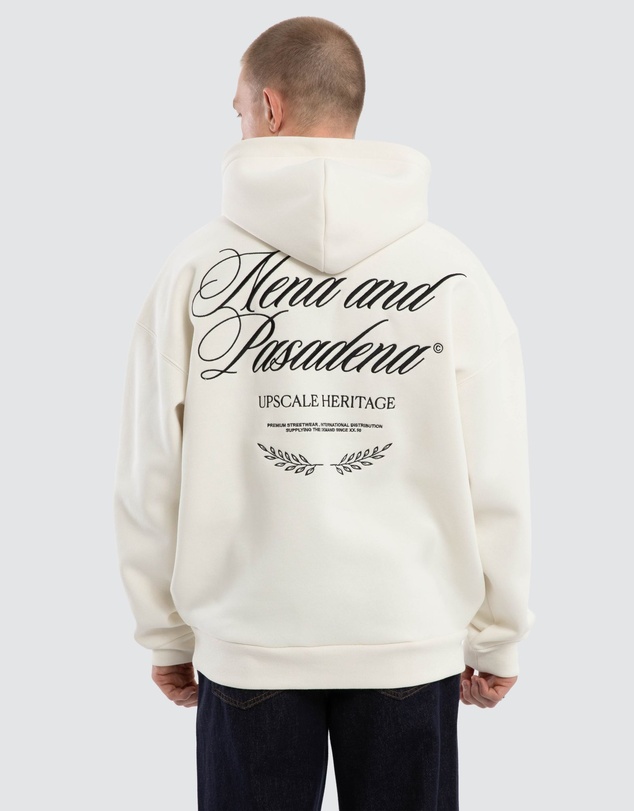 Nena & Pasadena - Etiquette Box Fit Hoodie
