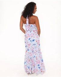 Petal & Pup - Lavie Maxi Dress - Blue Floral