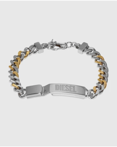 Diesel - Steel Silver Tone Bracelet