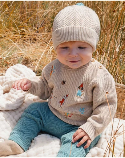 Purebaby - Knitted Legging -Kids-Babies
