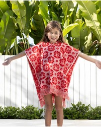 Bambury - Flora Kids Poncho Poppy