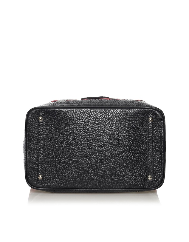 Pre-Loved by Azura Reborn - Pre-Loved Louis Vuitton Grimaud Vail Blanket Wool and Leather Trim Top Zip Bag