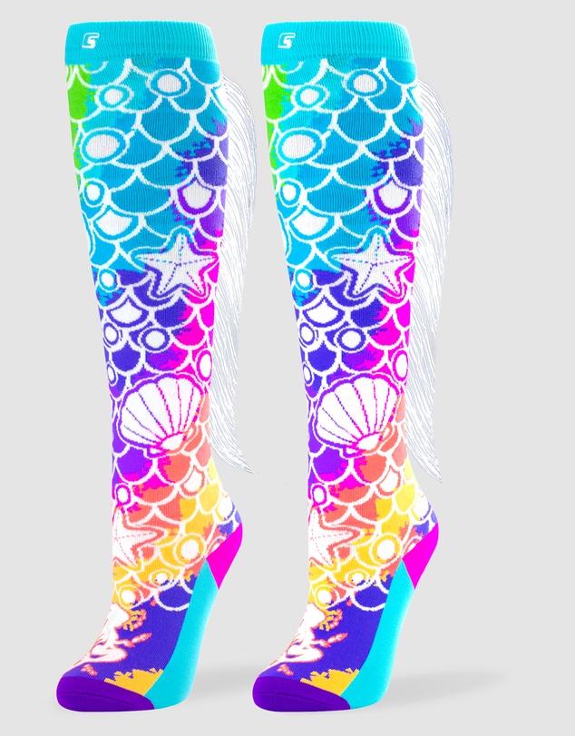 Crazy Skates - Crazy Socks Mermaid Knee-High Socks