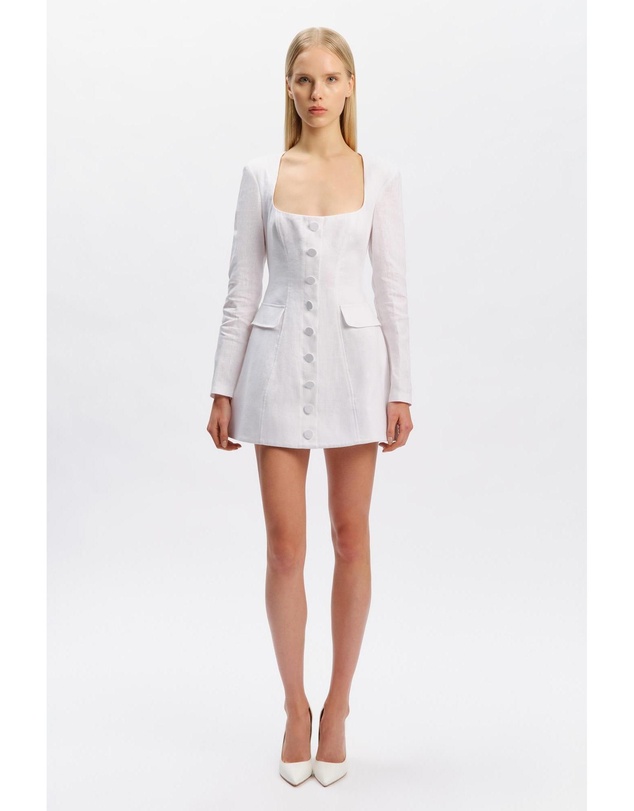 Bardot - Alyson Hourglass Linen Dress